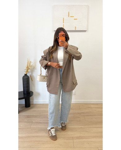 Blazer Parisienne taupe