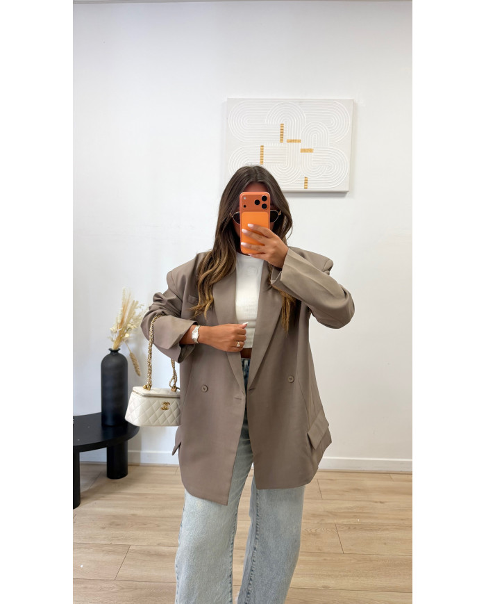 Blazer Parisienne taupe