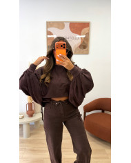 Pull Souris Beige
