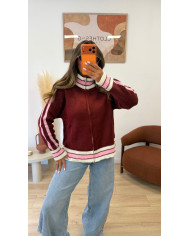 Veste Tache beige & marron