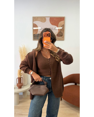 Cardigan 2 pièces Lili Choco
