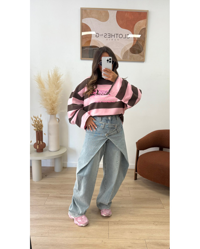 Jean évasé Fashion Bleu