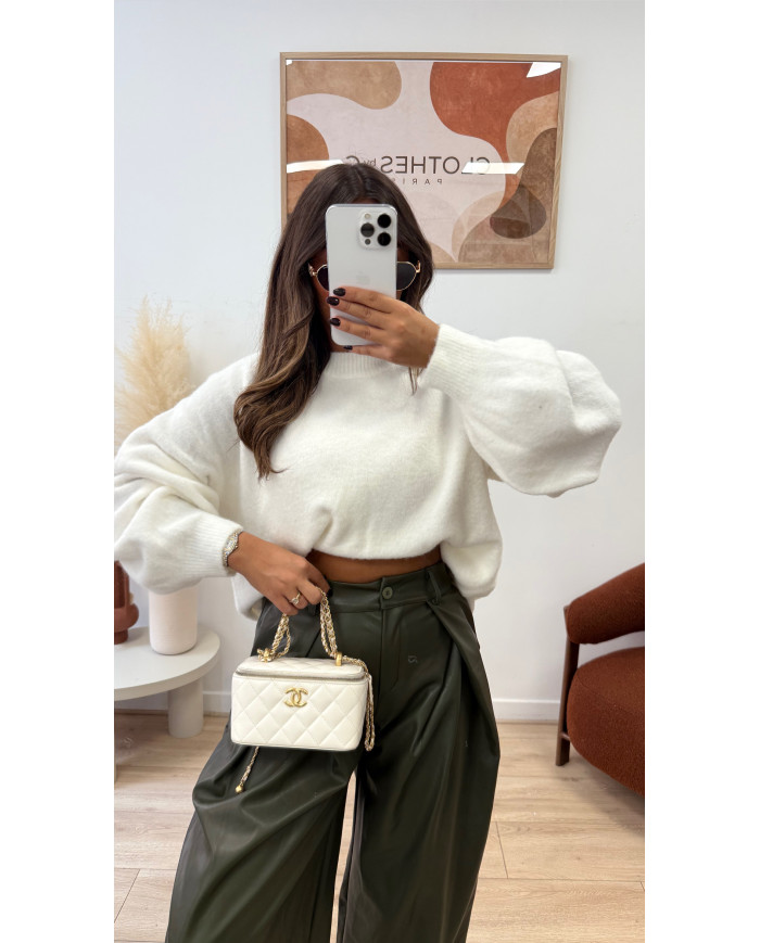 Pull indispensable blanc