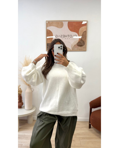 Pull indispensable blanc