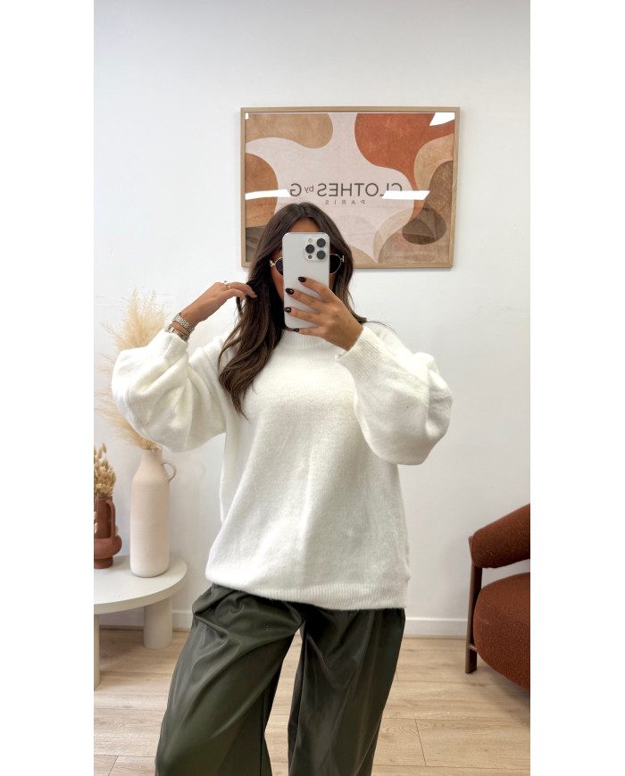 Pull indispensable blanc