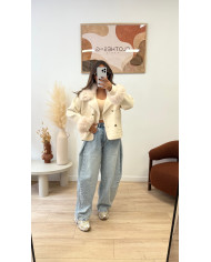 Pull GOOD VIBES Gris