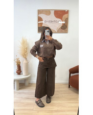 Pull Choco & chemise