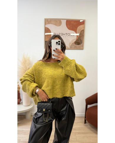 Pull Cosy Anis