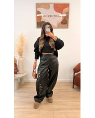 Pantalon Simili œillet doré