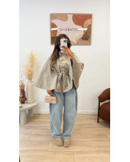 Veste polaire léopard
