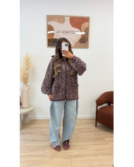 Gilet gaufrée Choco Oversize