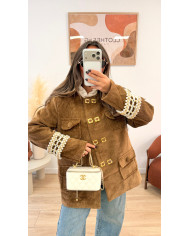 Veste Pépites Gaby Camel