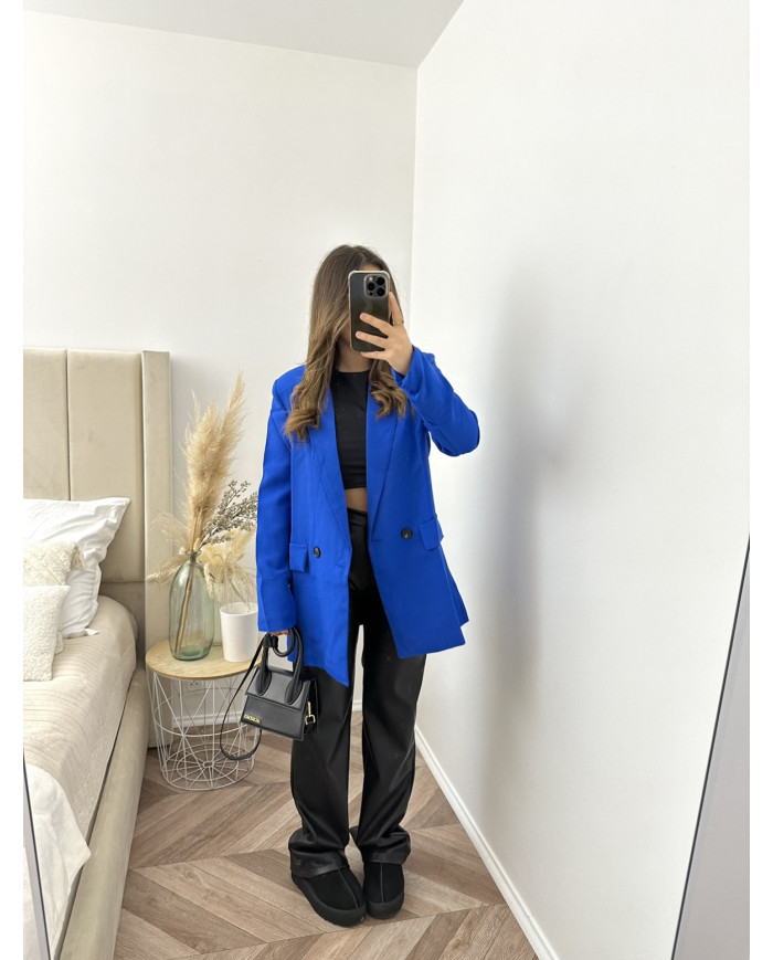 Blazer Oversize Bleu