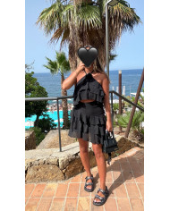 Ensemble Baillar fleur noir