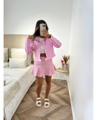 Jupe Carreaux Gaby Rose Jupe Carreaux Gaby Rose