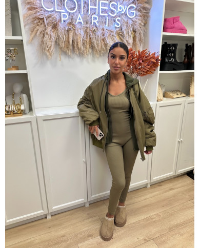 Combinaison gaine Kaki