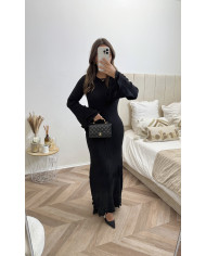 Robe Eva longue classy Noir
