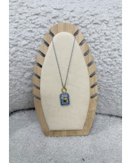 Ensemble chemise crop en jean tissu