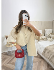 Jean évasé Gab beige