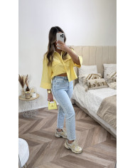 Chemise blanche mini noeud